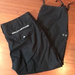 Harley Davidson Black Capris
